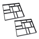 2pcs Path Maker Mould Paving DIY Lawn Concrete Paving Garden Path Molds