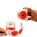 250pcs Bow And Arrow Shooting Target Paper Fluorescent Paper Self-Adhesive New