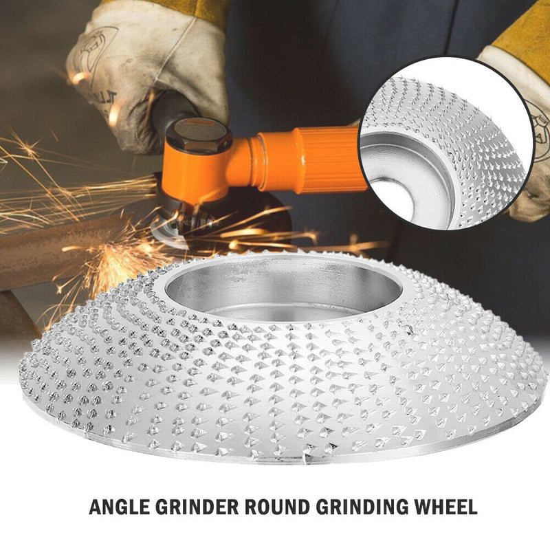 Wood Angle Grinding Wheel Tungsten Carbide Sanding Disc Carving Rotary Tool