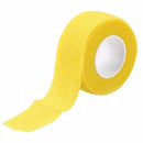 6 PCS First Aid Medical Self-Adhesive Elastic Bandage Tape (Yellow, 2.5cm) R4E5