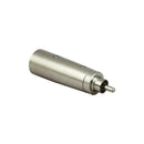 3 Pin XLR Male Socket to Male RCA Phono Socket Mic Mixer Audio Adapter