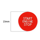 Aluminum Alloy Engine Start Stop Push Button Push Start Button Cap Decoration