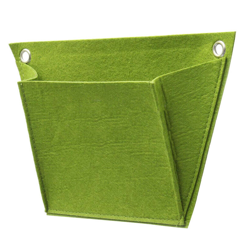Felt Durable Outdoor Indoor Wall Balcony Herbs Garden Hanging Planter Bag