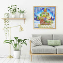5D DIY Special Shaped Diamond Painting Sleigh Cross Stitch Mosaic Craft Kit