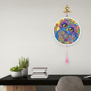 Owl Mural Pink Tassels DIY Diamond Painting Special Shape Drill Home Decor