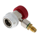 2Pcs R134A Quick Connect Adapter Air Conditioning Extractor 1/4" SAE HVAC