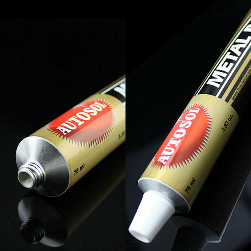 Autosol Solvol Chrome Polish/Cleaner Aluminium & Metal Car/ Tube Paste 75ml K8O7