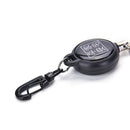 Retractable Card Holder Steel Recoil Ring Belt Clip Pull Key Chain  Cord JR