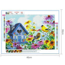 5D DIY Full Drill Diamond Painting Bird Flower Cross Stitch Embroidery Kit