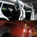 2Pcs Car 5-LED Door Open Warning Lamp Strobe Flash Anti-collision Safety Lights