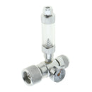 Aquarium Co2 Decompression Gauge Double Watch CO2 Bubble Counter Alloy