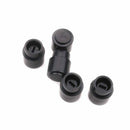 Guitar Toggle Switch Cap Tip Push On Top Hat Round Black Parts Pack Of 5 U8V2