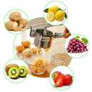Stainless Steel Potato Ricer Masher Fruit Juicer Masher Strainer Garlic Pre JR