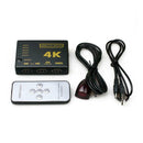 5 Port HDMI Splitter Switch Selector Switcher Hub IR Remote 1080p For HDTV