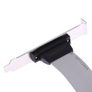 Motherboard DB25 1 Port Serial Parallel PCI Slot Header Cable Bracket