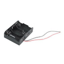 Black Plastic Battery Holder Case 2 Pcs for 3 x C 1.5V Batteries R2N9
