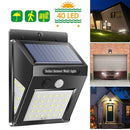 2pcs Solar Lamp Waterproof Motion Sensor Outdoor Garden Wall Light (40LED)