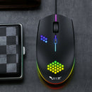For Gamer M55 USB Wired Gaming Mouse 2400 DPI Adjustable Backlight Computer Mice