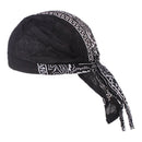 Turban Hat Chemo Cap Muslim Beanie Hair Loss Headscarf Cover Headwear Black