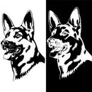 White GERMAN SHEPHERD DOG Animal Car Stickers Fashion Classic PersonalityLJ