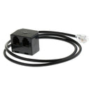 Telephone Cord RJ9 4P4C Male to RJ9 Female Plug Jack Adapter Cable 25cm