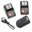 Wireless PT-04GY 4 Channels Flash Trigger Radio With 2 Receivers For Camera