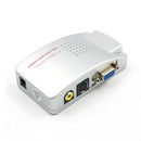 PC VGA to TV Composite Video RGB Converter AV RCA SVideo Adapter Converter JC.