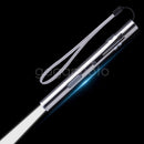 Pocket Flashlight Stainless Steel LED Torch Light Mini Pen USB Rechargeable//