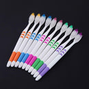 10pcs/pack Professional Soft Toothbrushes Mouth Clean Nano Oral Care Brush A