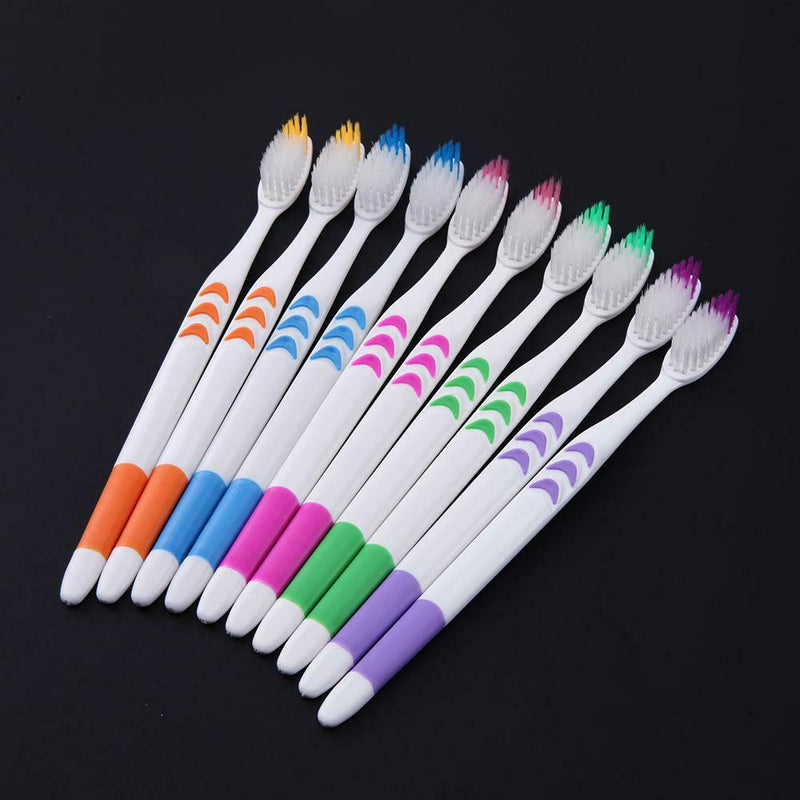 10pcs/pack Professional Soft Toothbrushes Mouth Clean Nano Oral Care Brush A