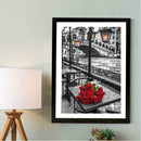 5D Diamond Embroidery Grey Paris Painting DIY Cross Stitch Home Craft Decor