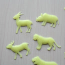 Animals Glow In The Dark Stars Stickers Kids Room Home Wall DecorSE