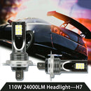 2x H7 LED Headlight Conversion 110W 30000LM 6000K Error Free Canbus Bulb Light