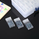 Transparent Diamond Painting Box for Jewelry Nail Art Container (42 Slots)