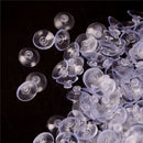 50Pcs Clear Transparent Hanger Room Kitchen Bathroom Suction Cup Sucker 20mm BX
