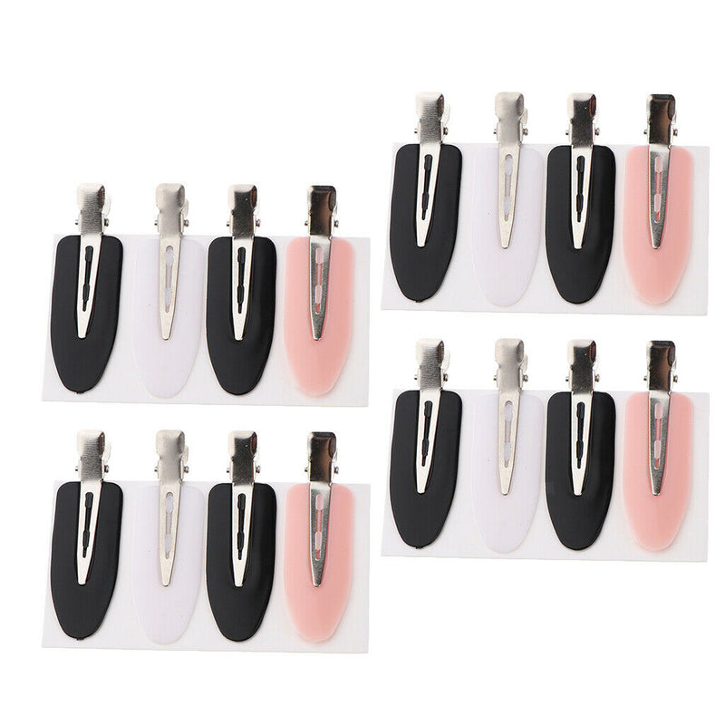 16 Pieces No Bend Hair Clips Curl Pin Clips Women Bangs Styling Tool Clamps
