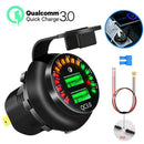 QC3.0 Dual Port USB Fast Car Charger Quick Charge Universal Voltage Di L0Z2
