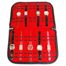 20 Slots/Grids Watch Case with Zipper Velvet Wristwatch Display Storage Box ME