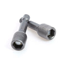 10 Pcs Chrome-Vanadium 1/4" Shank 8Mm Magnetic Hex Socket Nut Driver Bits