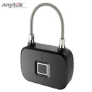 Anytek L13 Smart Fingerprint Lock Anti Theft Security Padlock Door Luggage Lock