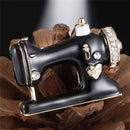Sewing Machine Brooch Pin Black Enamel Brooch Collar Scarf Decoration Jewelry ES
