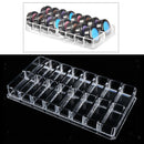 Acrylic Makeup Organizer, 16 Space Compact Palette Display Holder for Women