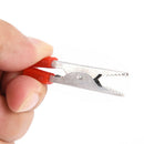 10pcs crocodile clips plastic handle testing metal alligator clips clamps  Z