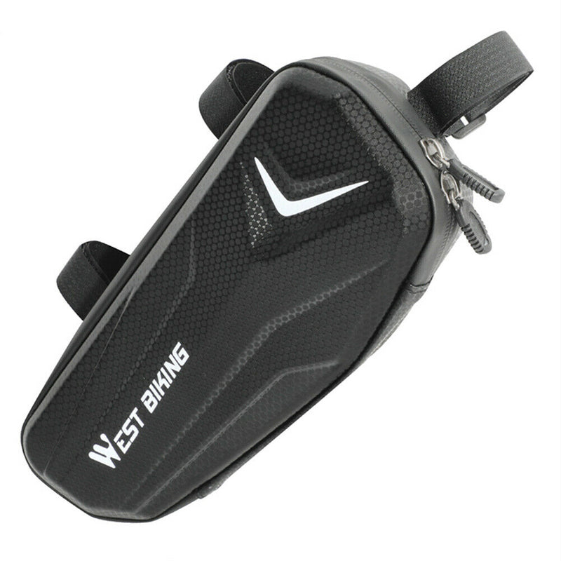 Bicycle Hard Shell Bag Front Tube Frame Holder MTB Mountain Road Bike Pouch