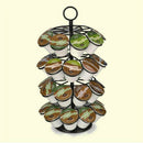 1X(Coffee Pod Holder Rotating Dispenser Coffee Capsules Tower Stand For 36P