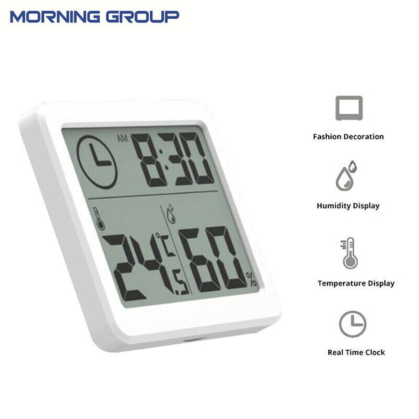 Multifunction Automatic Electronic Temperature and Humidity Monitor Clock 3