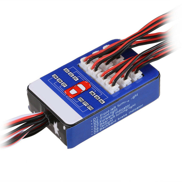 2Set 12 LED 4 Colors Flashing Light System for Yokomo Tamiya RC Car Kit 4.8-6.0V