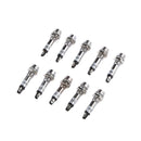 40Pack 8mm 24V Red LED Panel Metal Indicator Light Dash Pre-Wired LED