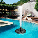 Solar Fountain Pump Floating Bird Bath Water Panel Home Garden Pond Pool