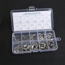 120Pcs 304 Stainless Steel E-Clip Retaining Circlip Assortment Kit 1.5mm to 10mm